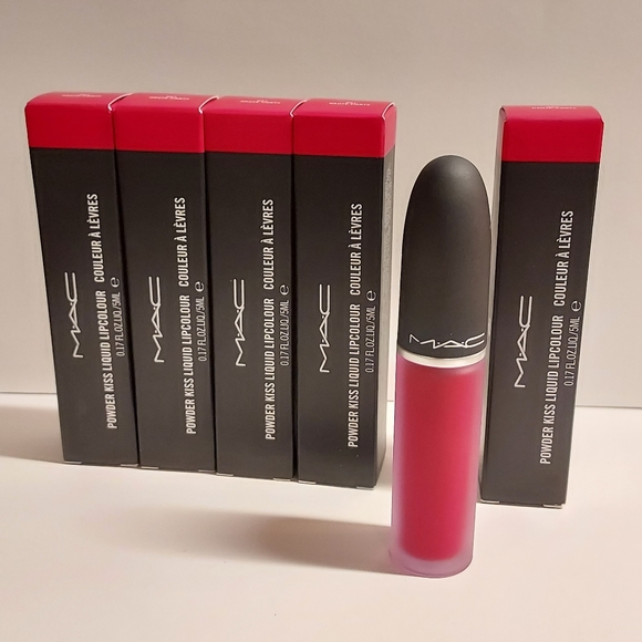 MAC Powder Kiss Liquid Lipcolour *HAUTE PANTS* / 0.17 oz / New In Box - Picture 2 of 5